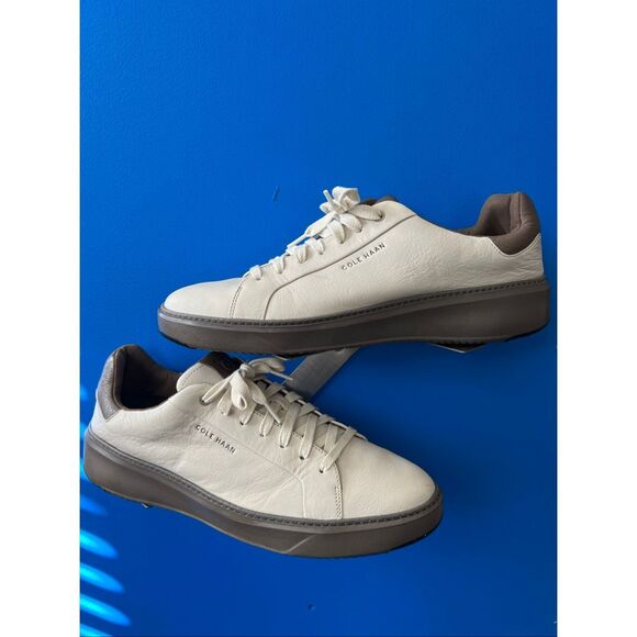 COLE HAAN Crosscourt Premier Men's Size US 13  M Silver Lining/Truffle new - Picture 1 of 7